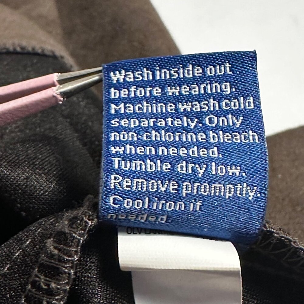 APT 9 Brown Faux Suede Mini Skirt Front Zipper Slash Pockets SZ S Preppy Academi - Picture 5 of 14